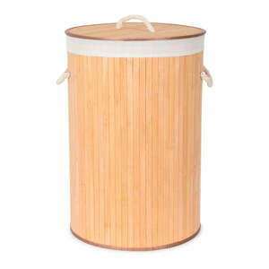 Round kerek bambusz szennyeskosár - Compactor kép