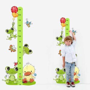 Gyerekszoba falmatrica - Békás magasságmérő 150cm kép