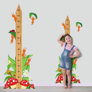 Gyerekszoba falmatrica - Hangyás magasságmérő 150cm kép