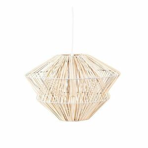 Rattan mennyezeti lámpa, natúr - PAPILLON DE NUIT - Butopêa kép