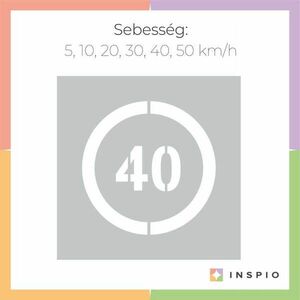 Festősablon - Sebesség kép