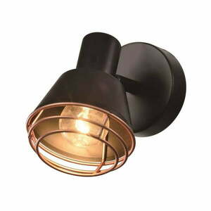 Fekete fém fali lámpa Neria – Candellux Lighting kép