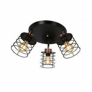 Fekete fém mennyezeti lámpa Glob – Candellux Lighting kép