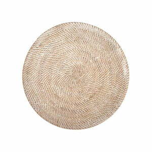 Fehér rattan tányéralátét, ⌀ 36 cm - Tiseco Home Studio kép