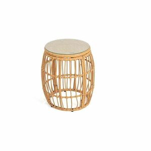 Műrattan kerek kerti tárolóasztal ø 47 cm Vistdal - Bonami Essentials kép