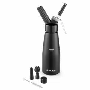 Kitchen Line fekete habszifon, 500 ml - Hendi kép