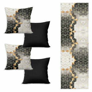 Asztali futó és 4 db párnahuzat szett Optic - Minimalist Cushion Covers kép