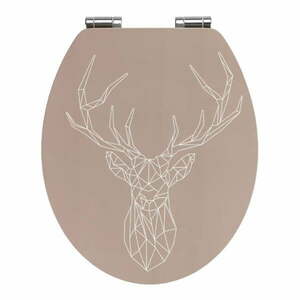 Stag bambusz és farostlemez WC-ülőke, 44 x 37, 5 cm - Wenko kép