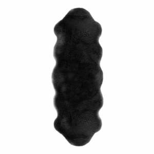 Lambskin fekete műszőrme, 60 x 180 cm - Tiseco Home Studio kép