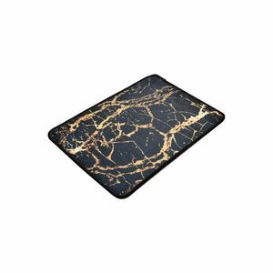 Fekete-aranyszínű fürdőszobai kilépő 60x40 cm Goldes - Foutastic kép