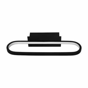 Matt fekete LED fali lámpa (hosszúság 40 cm) Gianni – Trio kép