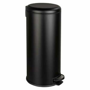 Leman Easy Close fekete szemetes, 30 l - Wenko kép