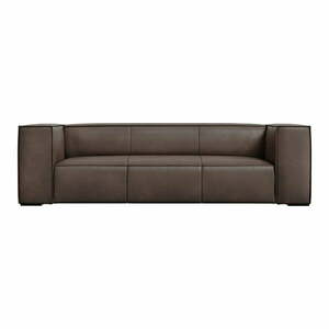 Barna bőr kanapé 227 cm Madame – Windsor & Co Sofas kép