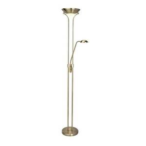 LED menny. fénysz. anya és gyermek, sárgaréz antik kép