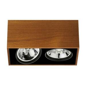 FLOS Compass Box H135 - lámpa 2 égős teak kép