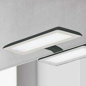 LED tükör lámpa Nikita, fekete/acélszürke kép