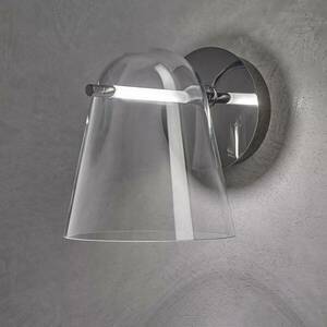 Prandina Sino W3 LED falilámpa világos/fekete króm kép