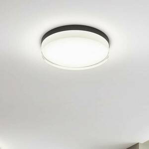 Helestra Tana LED mennyezeti lámpa, fekete, Ø 33 cm kép