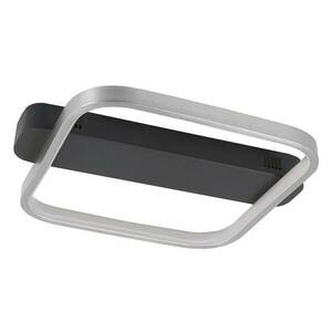 LED mennyezeti lámpa Ascona, fekete/nikkel, 20 W kép
