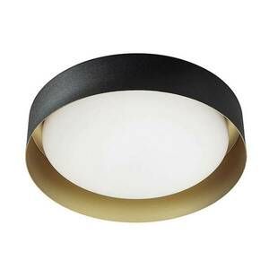 Crew 2 LED mennyezeti lámpa, Ø 33 cm, fekete/arany kép