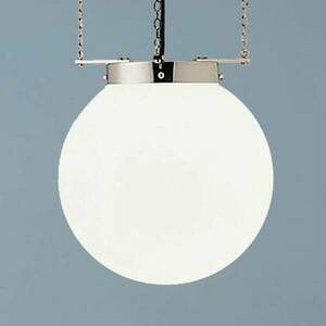 TECNOLUMEN HMB27 - függő lámpa, nikkel, 35 cm kép