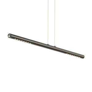 TECNOLUMEN LUM S függőlámpa, 85 cm, füstölt króm kép