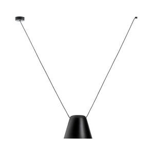 LEDS-C4 Attic függő lámpa csonkakúp 24 cm fekete kép