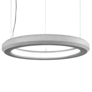 LED függőlámpa Materica belül Ø 60 cm betonból kép