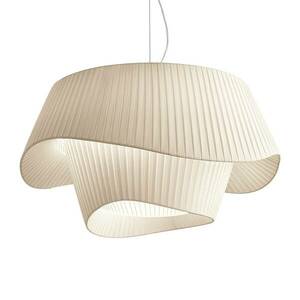 Modo Luce Cocó textil függő lámpa Ø 80 cm bézs kép