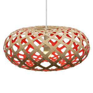david trubridge Kina függőlámpa Ø 44cm bambusz-vörös kép