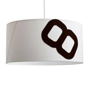 Akasztólámpa home harbour vitorlából 60cm fehér/fekete kép