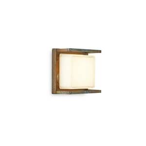 LED kültéri falilámpa Ice Cubic 3405, antik s.réz kép