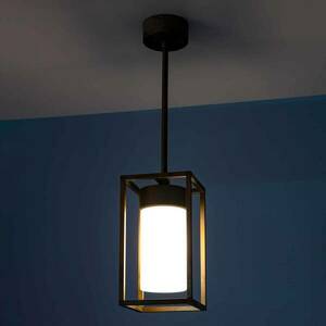Cubic³ 3368 függőlámpa antik sárgaréz/opál kép