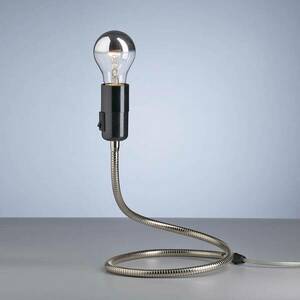 TECNOLUMEN Fényféreg asztali lámpa, nikkelezve kép