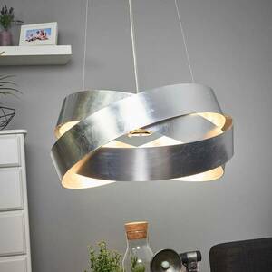 Pura függőlámpa ezüst levéllel, 60cm, 8x G9 kép