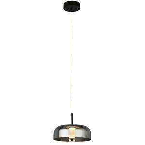 LED függő lámpa Frizbi üvegernyővel kép