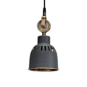 PR Home Cleveland függőlámpa 14 cm szürke/s.réz kép