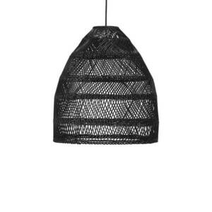 PR Home Maja függőlámpa Rattan fekete, Ø 36, 5 cm kép