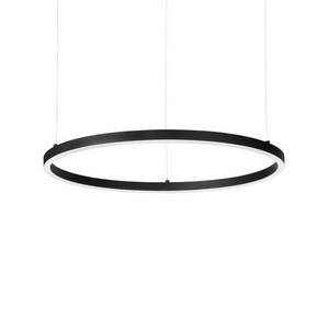 Ideal Lux LED-es függesztett lámpa Oracle Slim Ø 90 cm fekete 3000 K kép