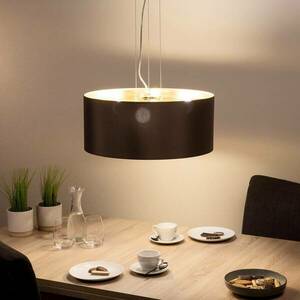 Maserlo textil függő lámpa, cappuccino, 53 cm kép