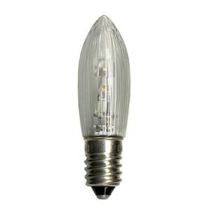 E10 0, 2W 10-55V LED tartalék izzó 3db gyertyaforma kép