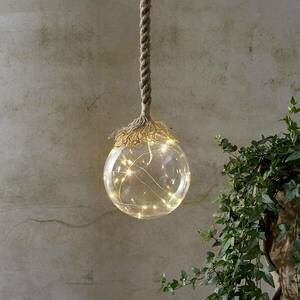 Jutta LED deco lámpa, üveggömb Ø 15 cm kép