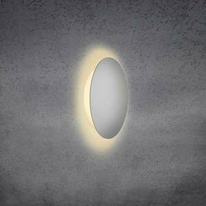 Escale Blade LED fali lámpa, ezüst matt, Ø 24 cm kép
