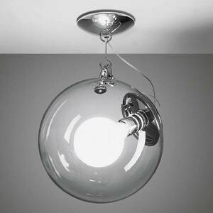 Artemide Miconos üveg mennyezeti lámpa krómban kép