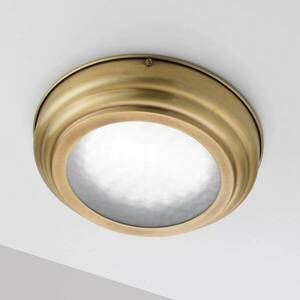 LED mennyezeti lámpa Scirocco 30cm, sár.réz szatén kép