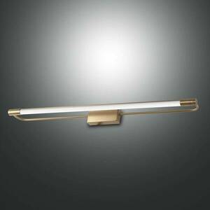 LED fali lámpa Rapallo, sárgaréz, IP44, 80 cm kép