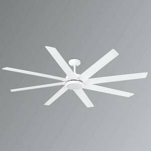 Century 8lapátos LED mennyezeti ventilátor, fehér kép