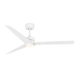 Nu mennyezeti ventilátor LED világítással, fehér kép