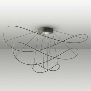 Axolight Hoops 3 LED-es mennyezeti lámpa, fekete színben kép