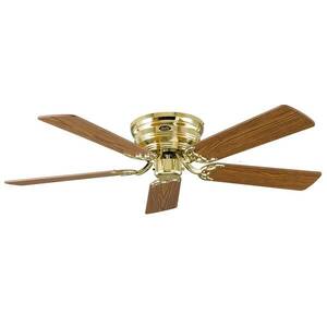 Classic Flat III ventilátor, pol. sárgaréz 132 cm kép